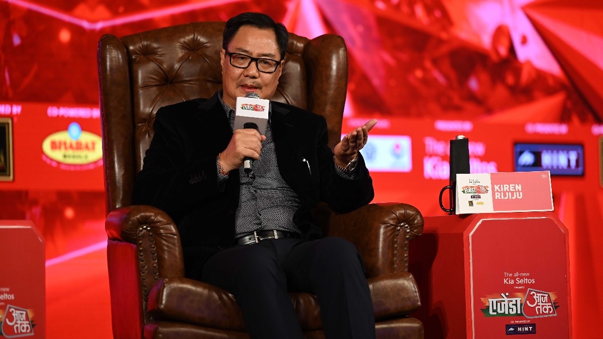 संसदीय कार्यमंत्री किरेन रिजिजू ने एजेंडा आजतक में शिरकत की