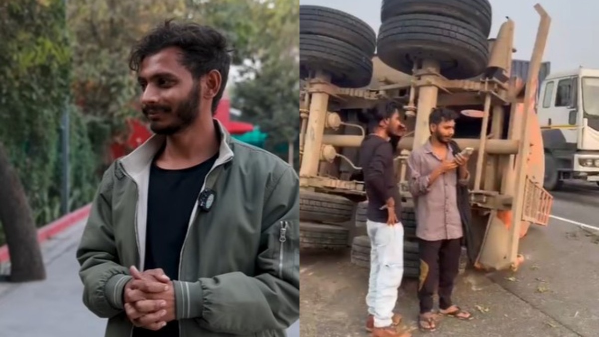 मालिक... थोड़ा सा ट्रक पलट गया! वायरल 'ड्राइवर' ने बताया- उस दिन क्या हुआ था?