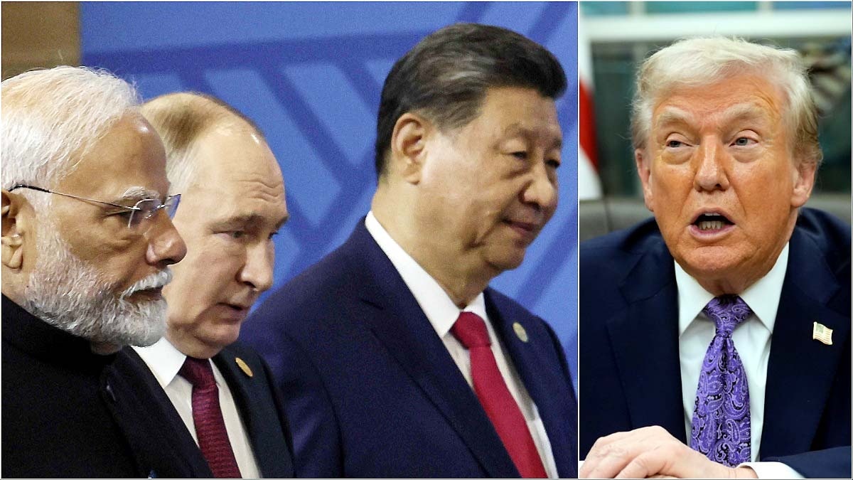 ट्रंप भारत, रूस, चीन और जापान को जोड़कर नया सुपरक्लब बनाने की कोशिश में हैं. (Photo: AP)
