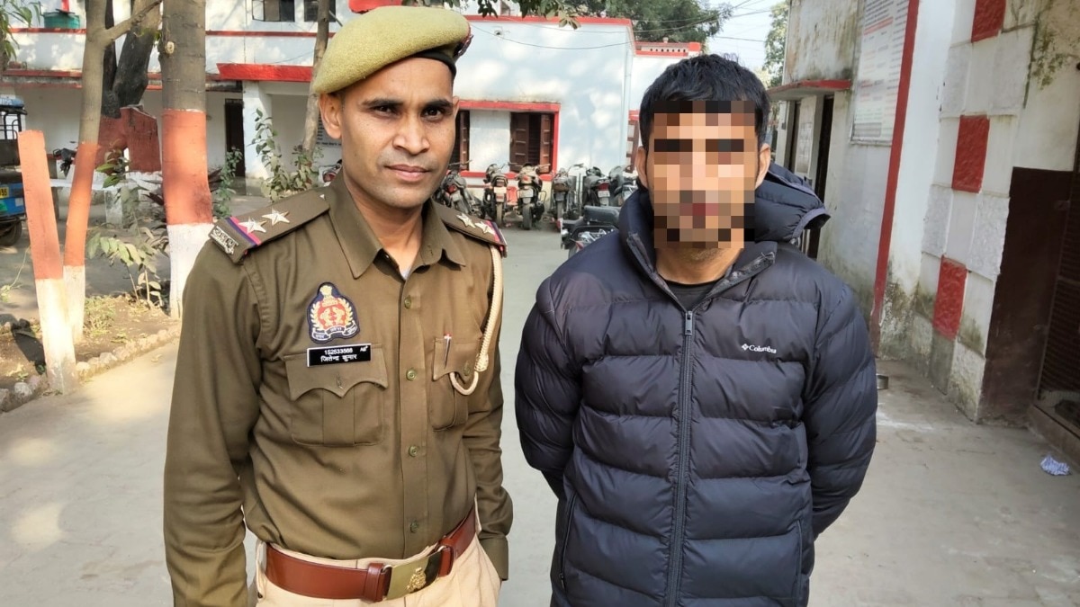 दुष्कर्म का आरोपी गिरफ्तार (Photo: Ritik Rajput/ITG)