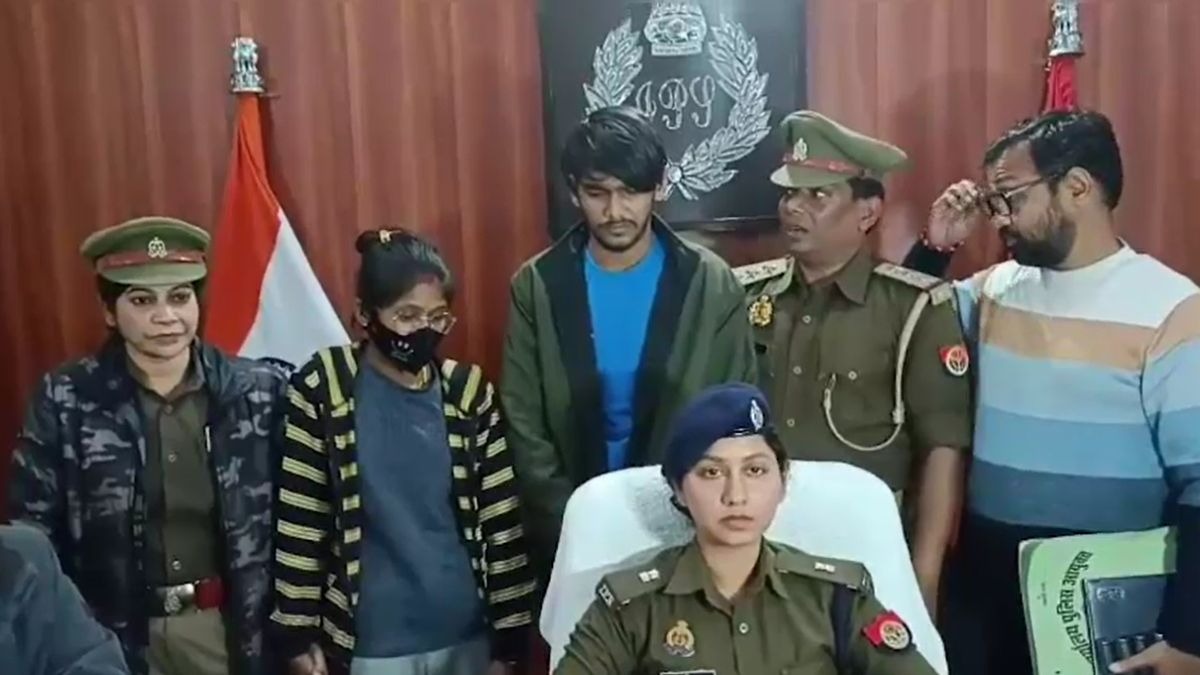 पुलिस ने आरोपी पति-पत्नी को किया अरेस्ट. (Photo: ITG) 