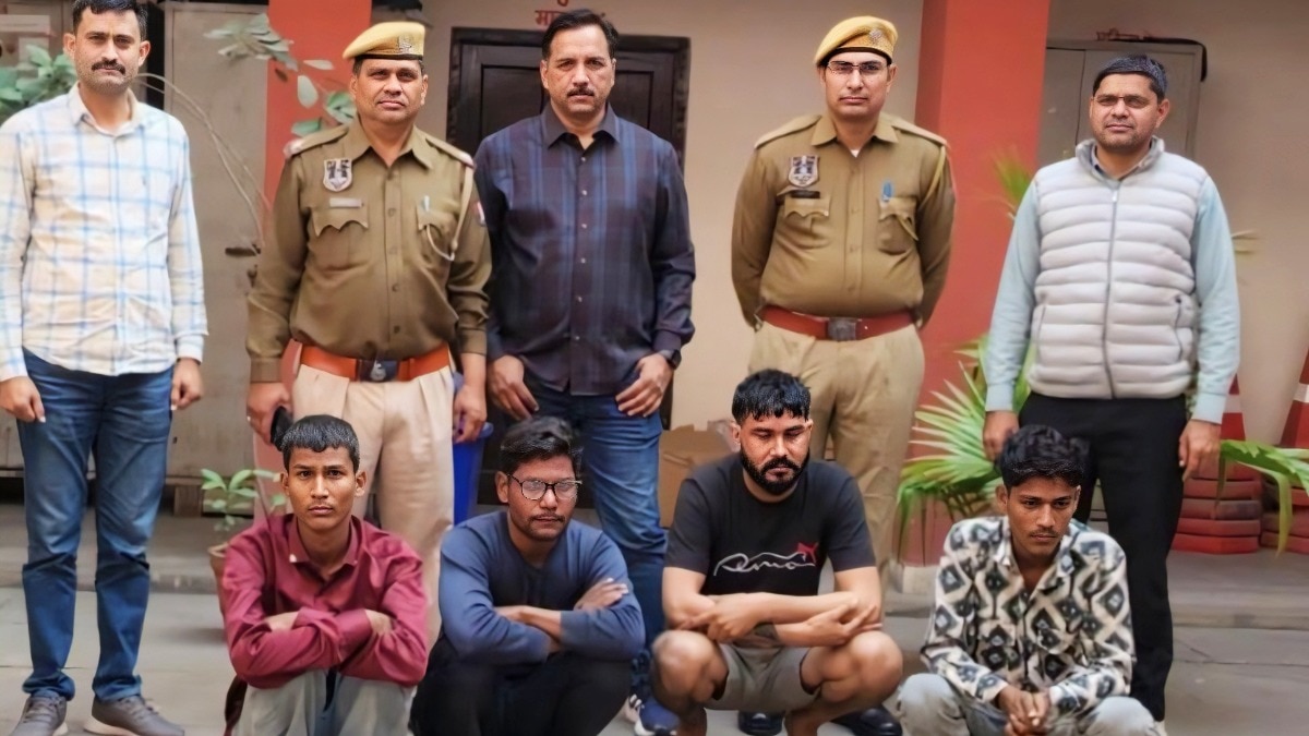 पुलिस गिरफ्त में आरोपी. (Photo: Himanshu Sharma/ITG)