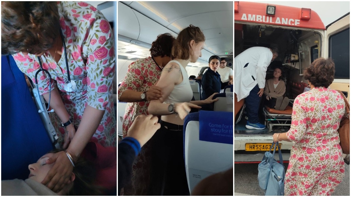 पूर्व कांग्रेस विधायक डॉ. अंजली निंबालकर ने इंडिगो की गोवा-दिल्ली उड़ान में एक अमेरिकी महिला की जान बचाई. (Photo: X/@Siddaramaiah)