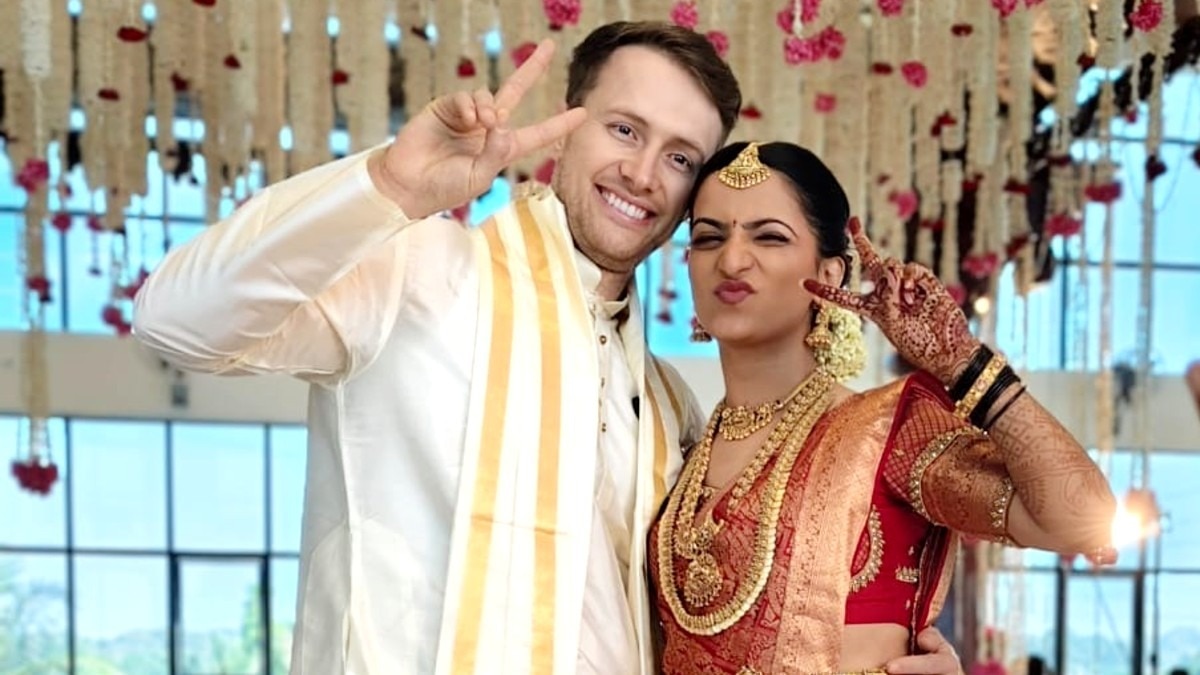 हिंदू रीति-रिवाजों से हुई हेमाश्री संग जॉय की शादी.(Photo:ITG)