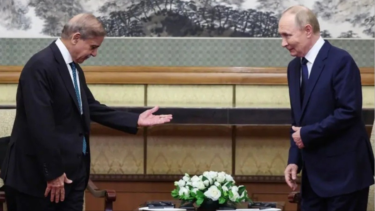 Shehbaz Sharif, Vladimir Putin,