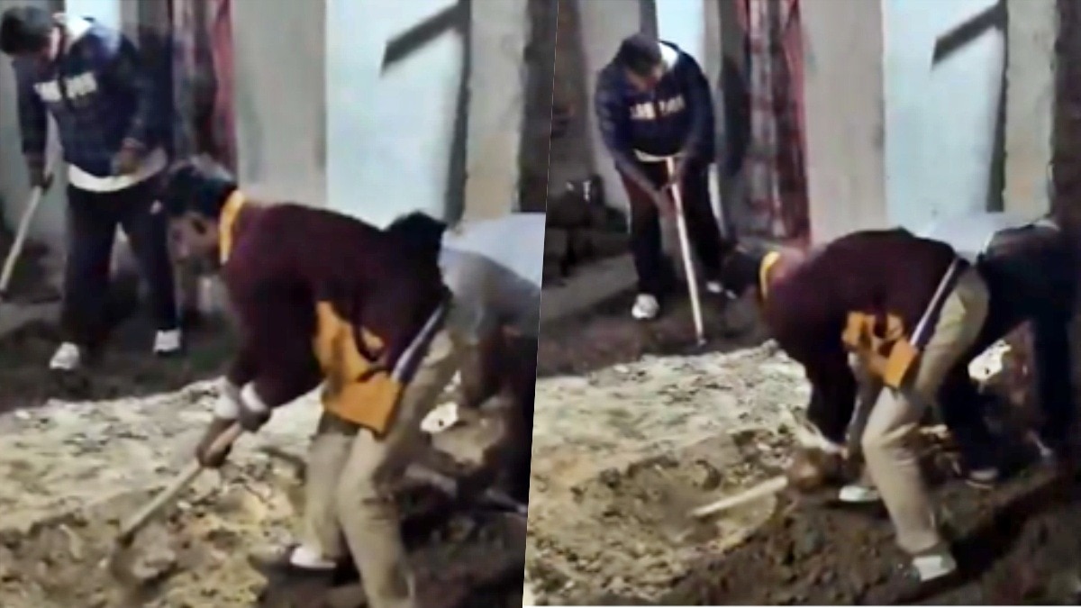 Excavation work is underway in Shamli to search for bodies (Photo - Screengrab)