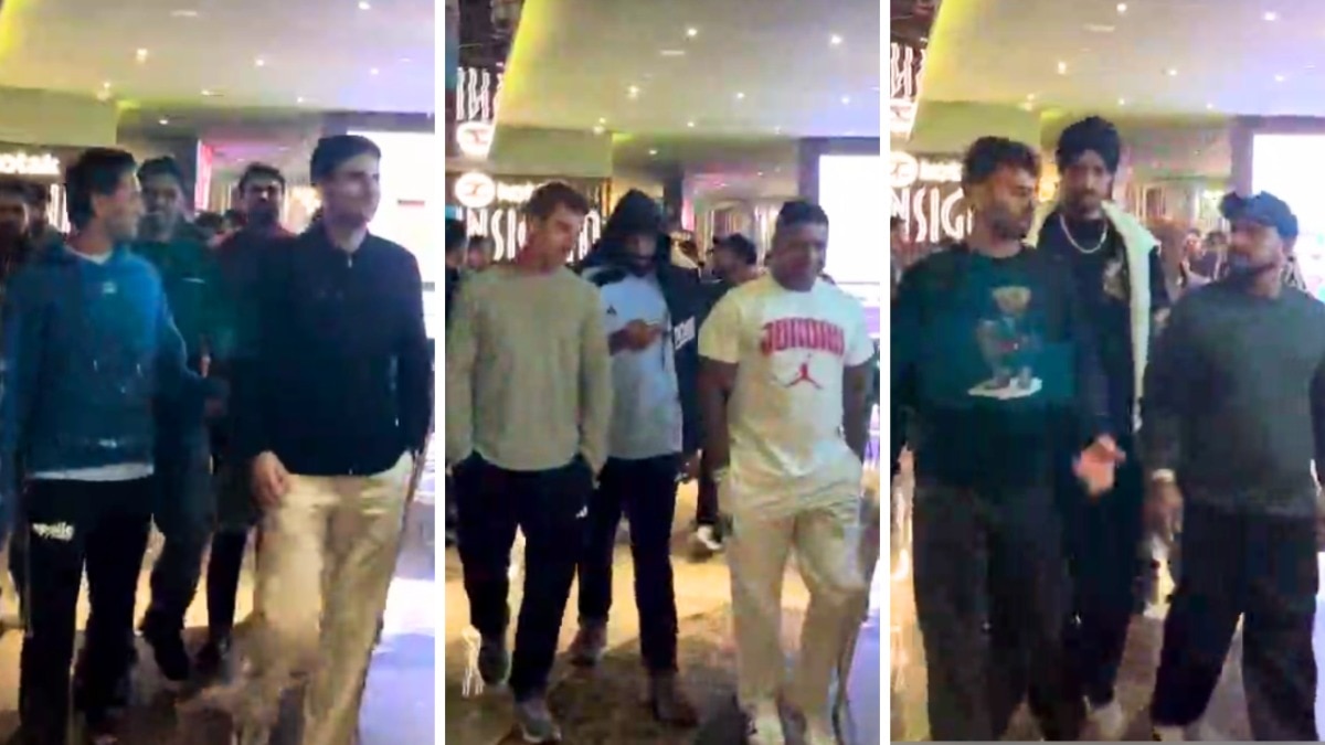 लखनऊ में टीम इंडिया ने फिल्म ‘धुरंधर’ देखी. (Photo: Screengrab)