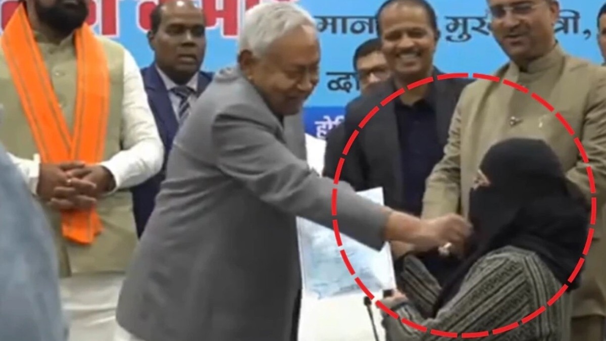 Nitish Kumar hijab row