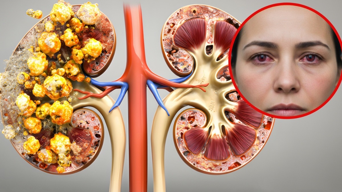 Kidney Damage Signs on face