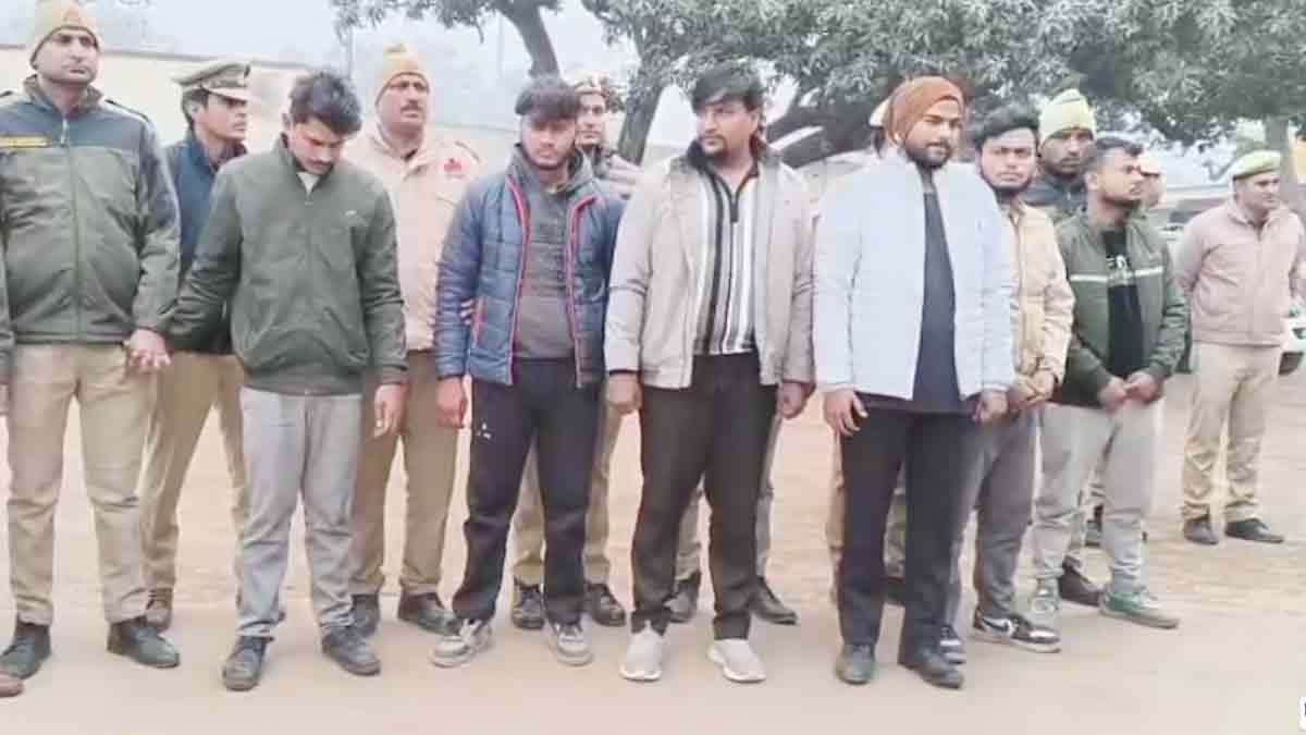 Six cyber thag arrested