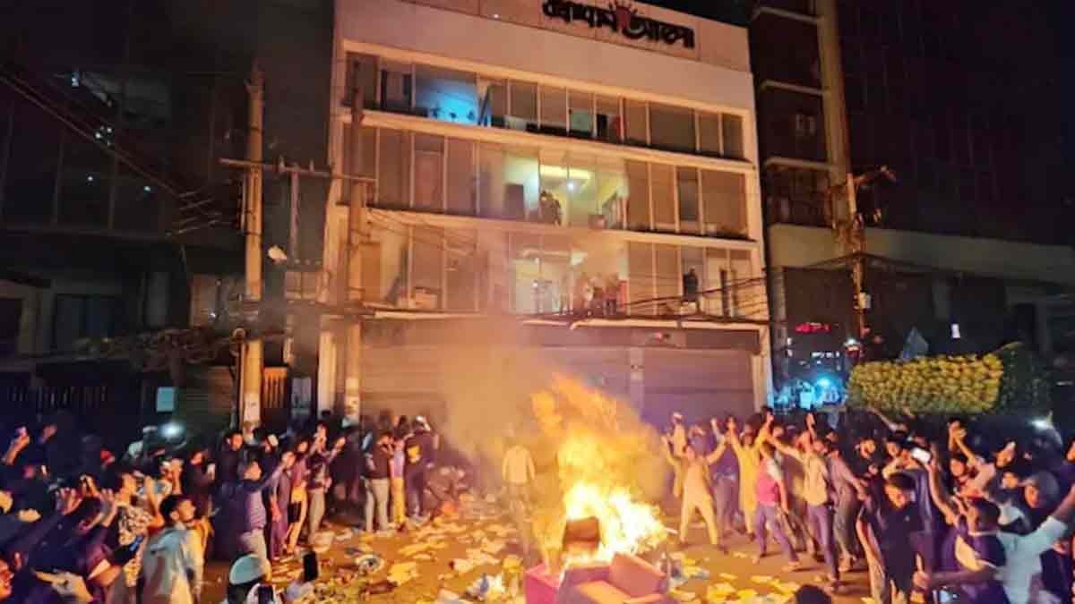 Dhaka media offices were attacked