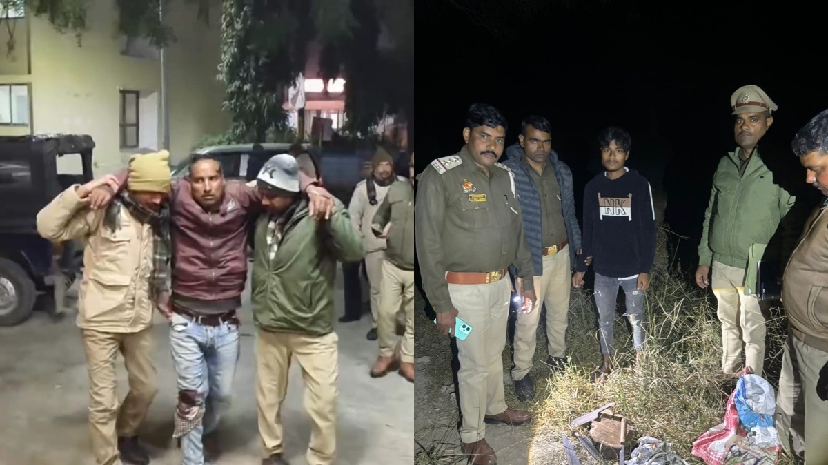 पुलिस की गिरफ्त में आरोपी. (Photo: Akhilesh kumar/ITG)