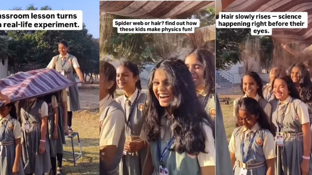 गुजरात के एक शिक्षक का साइंस एक्सपेरिमेंट सोशल मीडिया पर वायरल हो रहा है. ( Photo: Intagram/@sciencewithmayur)