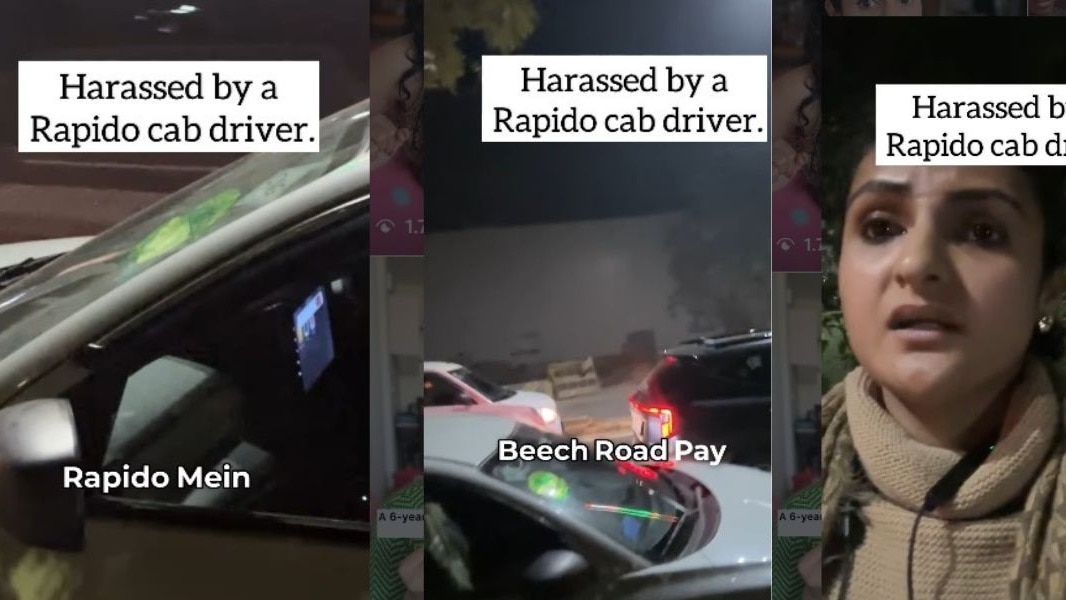 गुरुग्राम में एक महिला ने रैपिडो कैब ड्राइवर की बदतमीजी का वीडियो शेयर किया. ( Photo: Instagram/stargirl_on_the_go)