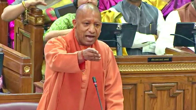 UP Chief Minister Yogi Adityanath in UP assembly (Photo - PTI)