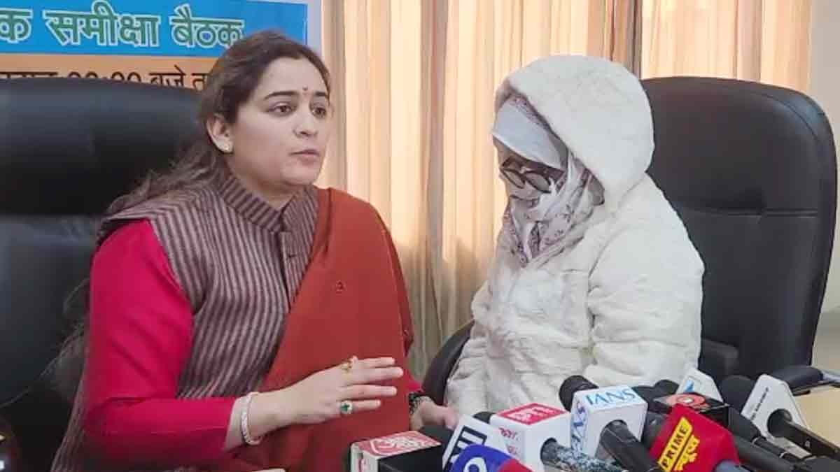 Aparna Yadav vice chairperson of UP women's commission.