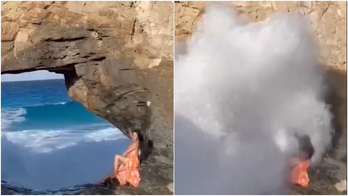 Egyptian beach wave accident