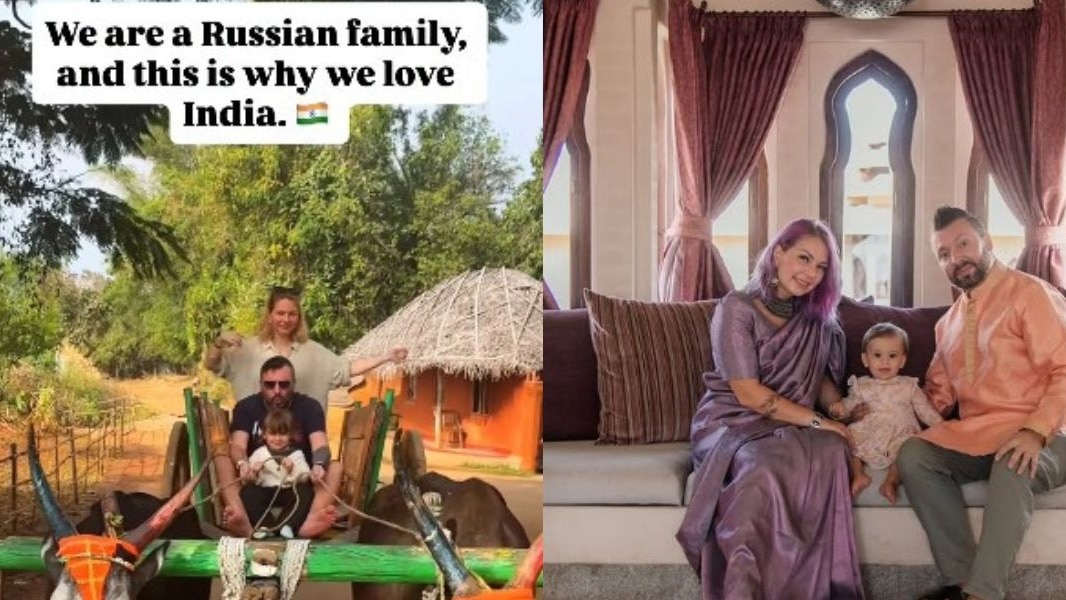 एक रूसी परिवार ने भारत को अपना स्थायी घर बना लिया. ( Photo: yana.in.india)