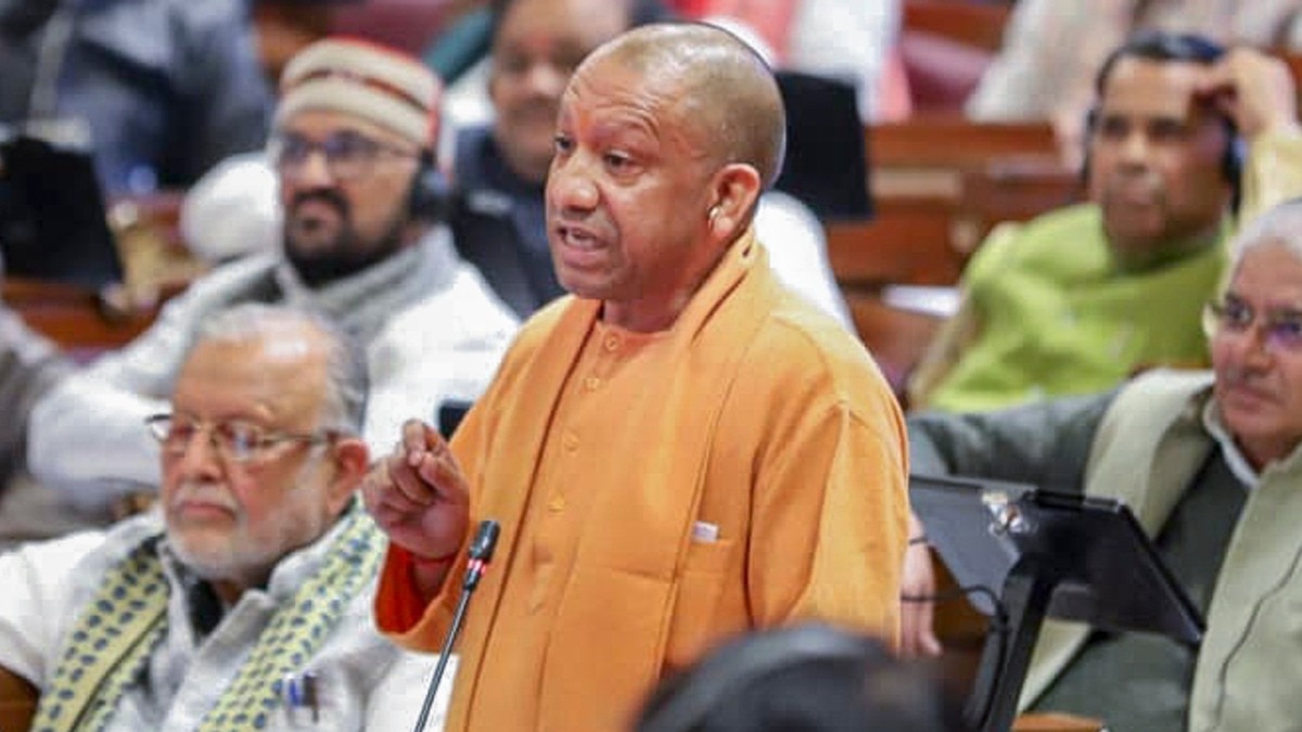 सीएम योगी आदित्यनाथ ने यूपी विधानसभा के शीतकालीन सत्र को संबोधित किया (Photo: PTI)