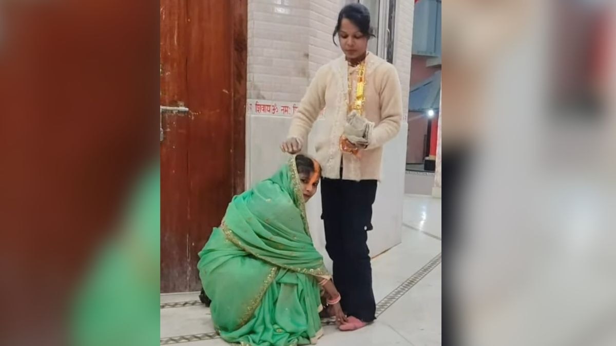 Two women married each other