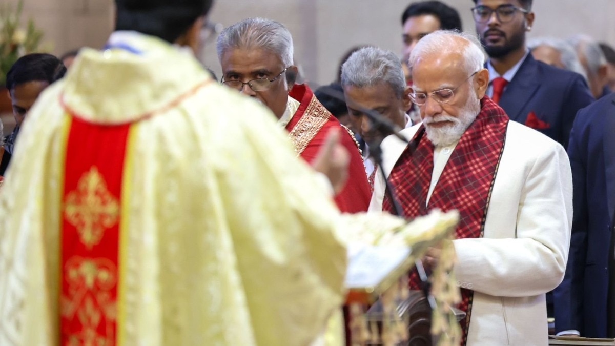 Prime Minister Modi wished Merry Christmas.