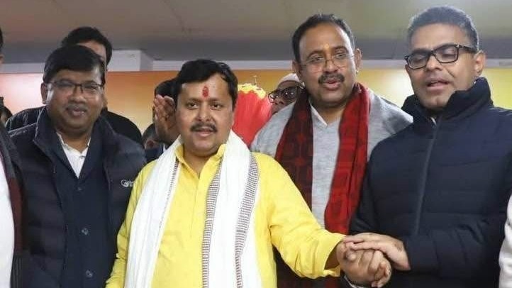 bihar politics kushwaha rlm mlas meet bjp president nitin nabin