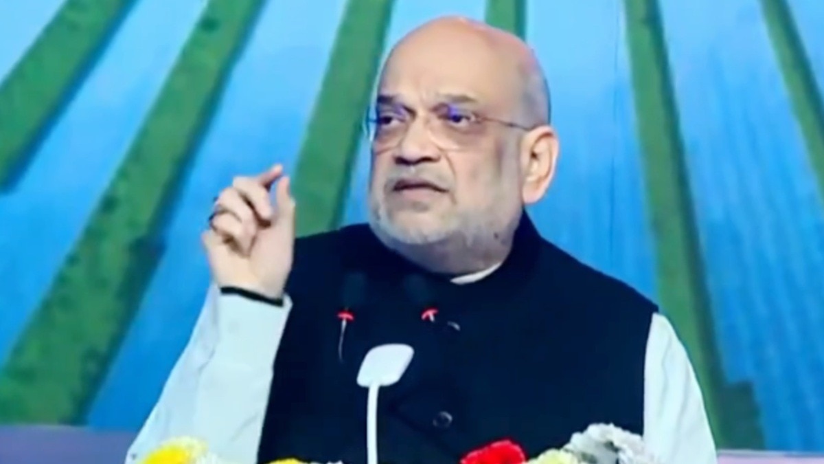 केंद्रीय गृह मंत्री अमित शाह ने की CM मोहन यादव की तारीफ.(Photo:Screengrab)