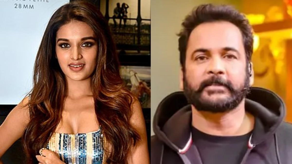 Nidhhi Agerwal fires back after Sivaji links her outfit to mob behaviour.