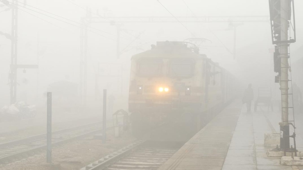 Fog severely impacts rail services in northern India, delaying dozens of trains by hours