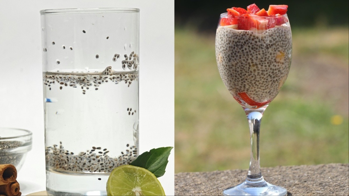 वजन कम करने के लिए चिया सीड्स पानी में लें या दूध में? (Photo- Pixabay))
