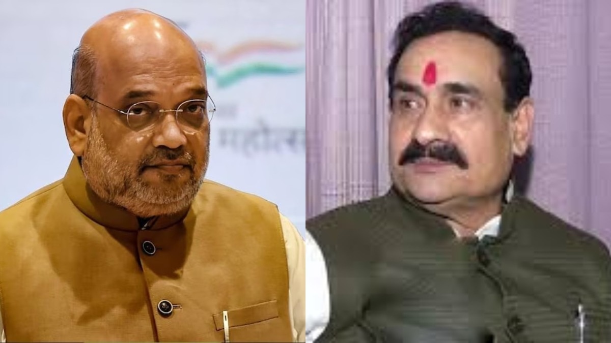 अमित शाह और नरोत्तम मिश्रा.(File Photo: ITG)