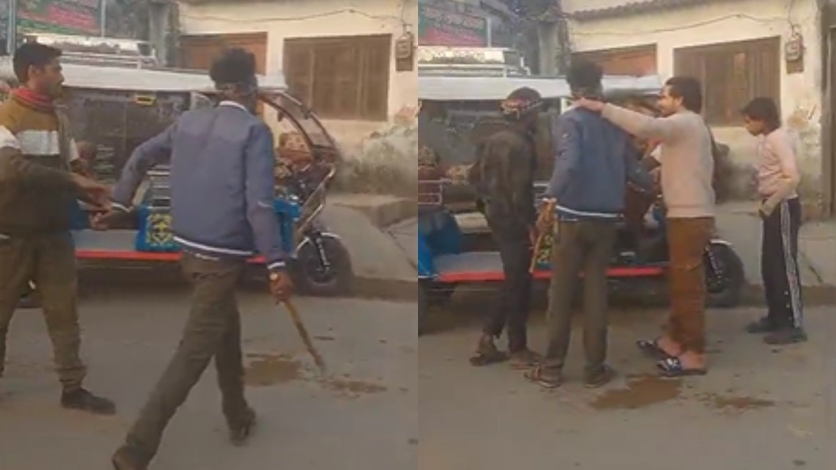 ई-रिक्शा चालक अस्पताल में भर्ती.(Photo: Screengrab)