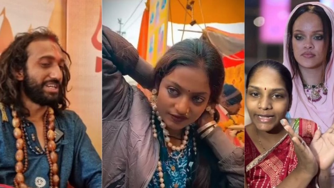 2025 में सोशल मीडिया के जरिए एक वीडियो ने कई लोगों को रातोंरात देशभर में मशहूर बना दिया. ( Photo: Instagram/@iit.baba,sonali_mehndi, monalisha_kumbh12)