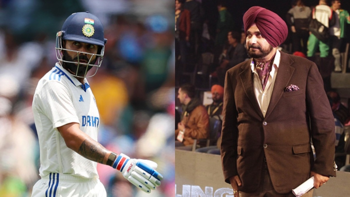 Navjot Singh Sidhu and Virat Kohli