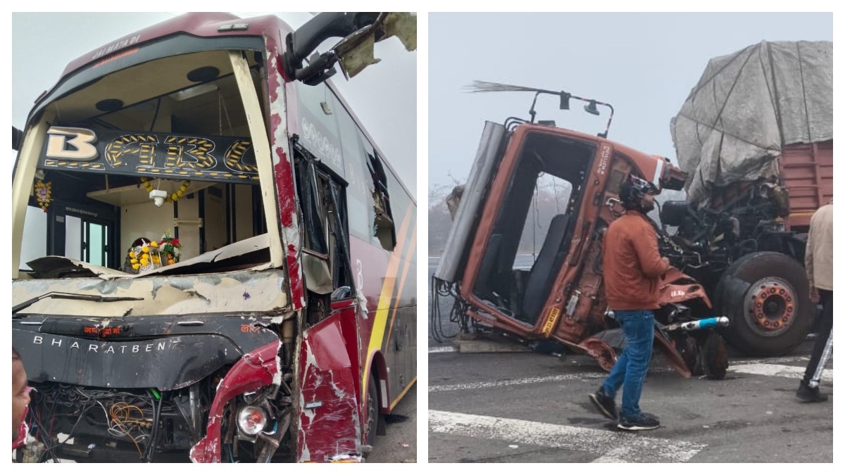 सड़क हादसे में ट्रक चालक की मौत (Photo: Screengrab)