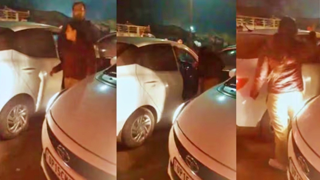 female sub-inspector in Meerut behaved rudely. (Photo - Screengrab)