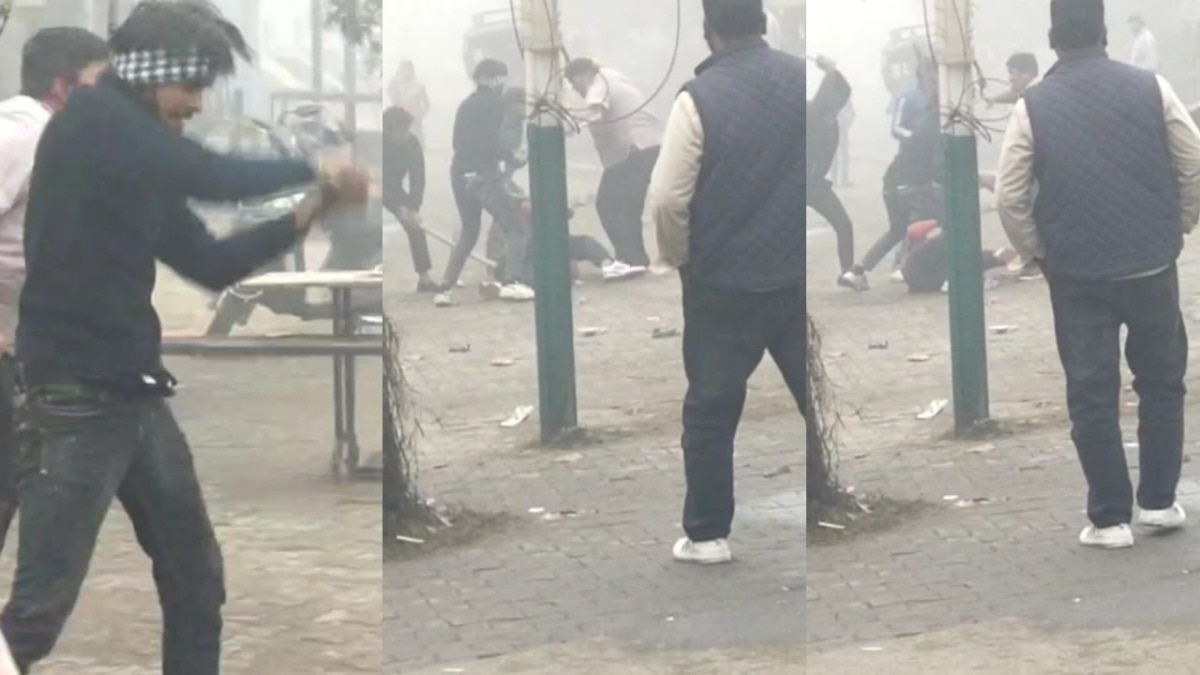 पुलिस ने मारपीट करने वालों को गिरफ्तार कर लिया है (Photo: Screengrab)