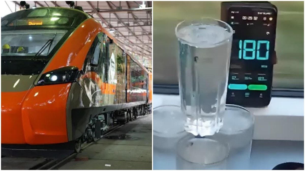 The sleeper version of the Vande Bharat train proved its mettle in the water test
