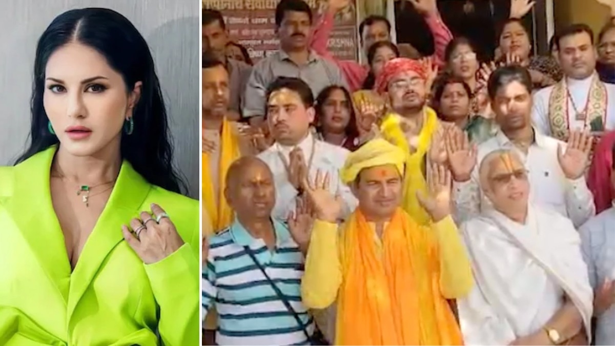 संतों के विरोध के बाद मथुरा में सनी लियोनी का न्यू ईयर कार्यक्रम रद्द (Photo: ITG)