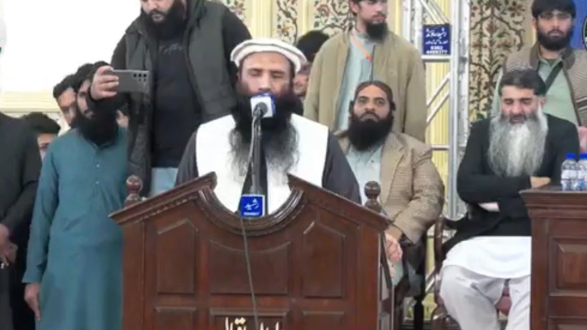 आतंकी कसूरी ने खुद को और अपने संगठन को 'अमन पसंद' बताने की भी कोशिश की (Photo- Screengrab)