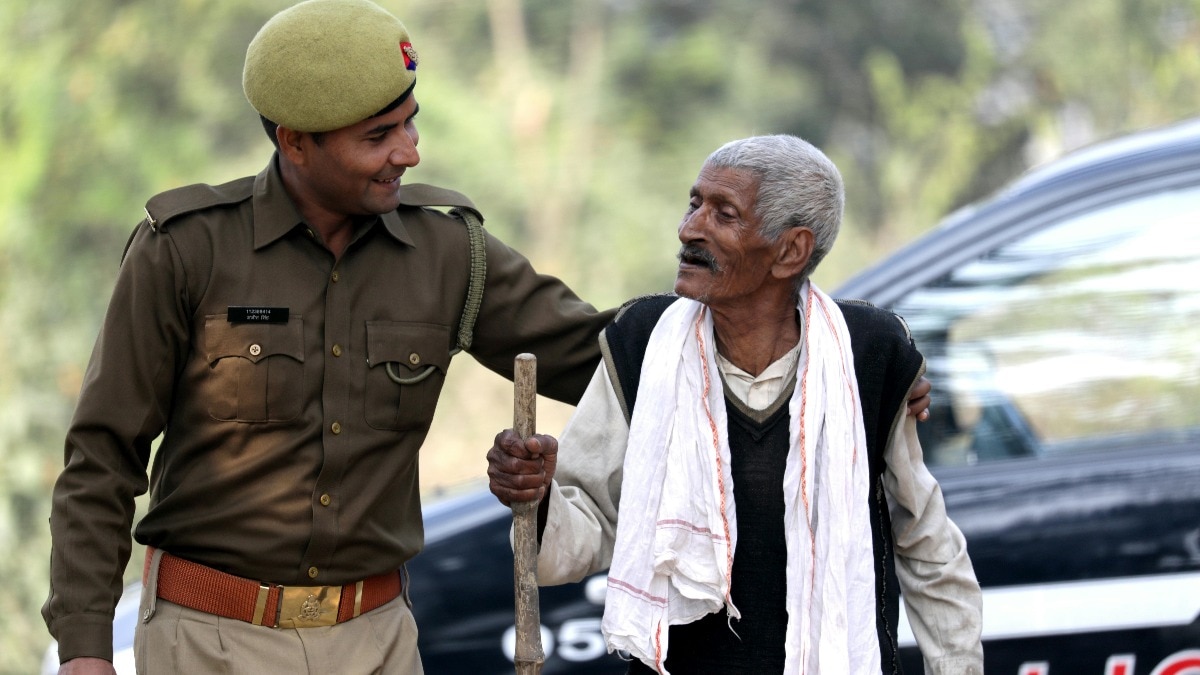 Police Constable and old man