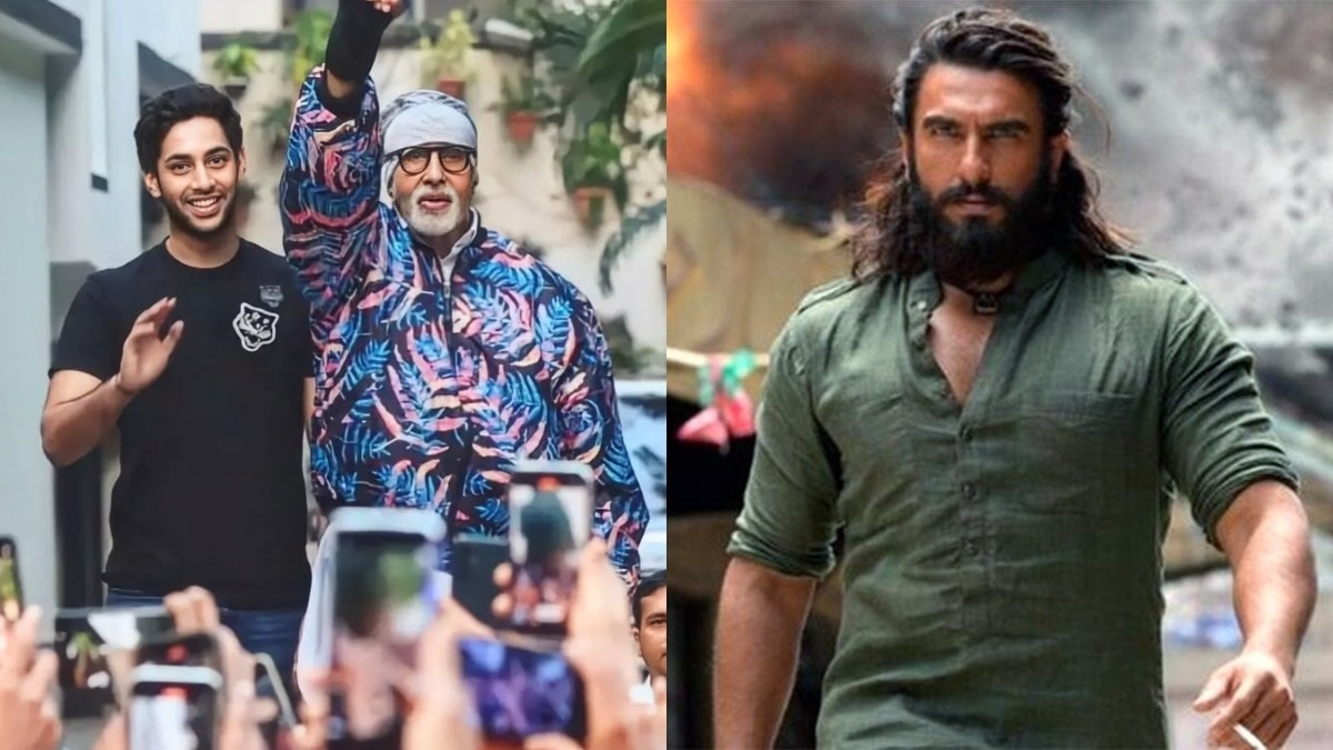Amitabh Bachchan, Agastya Nanda, Ranveer Singh