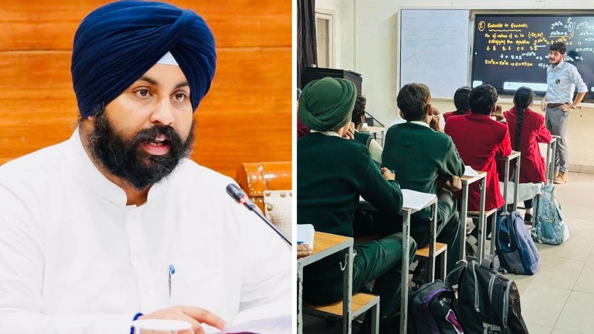 punjab education minister harjot bains