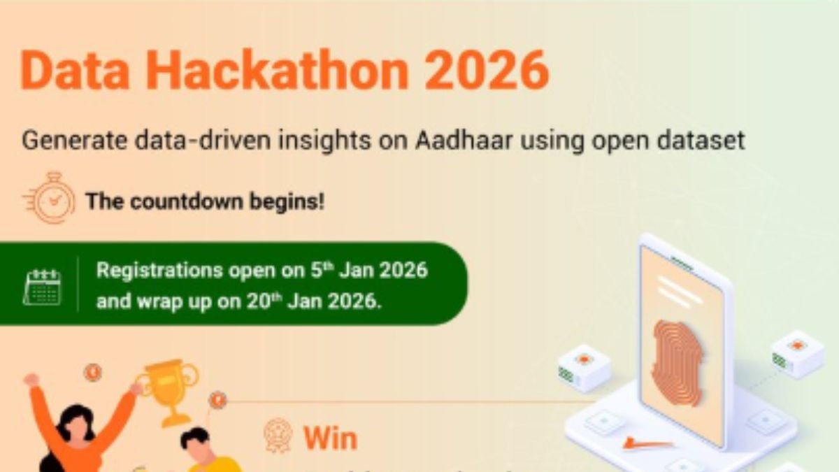 aadhar ने साल 2026 के लिए हैकेथॉन का आयोजन करने वाली है. (Photo:  x/@aadhar)