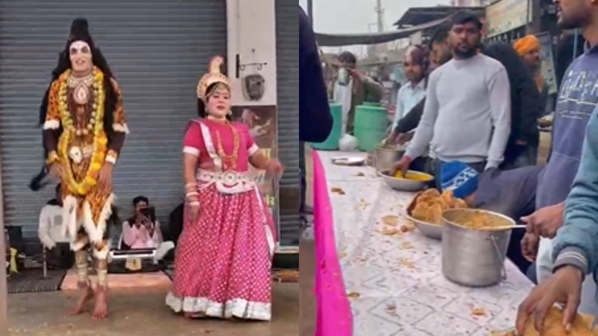 आयोजन में हजारों श्रद्धालु शामिल हुए.(Photo: Screengrab)