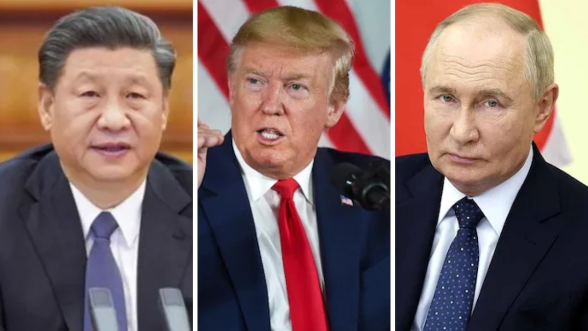 xi jinping and trump and putin