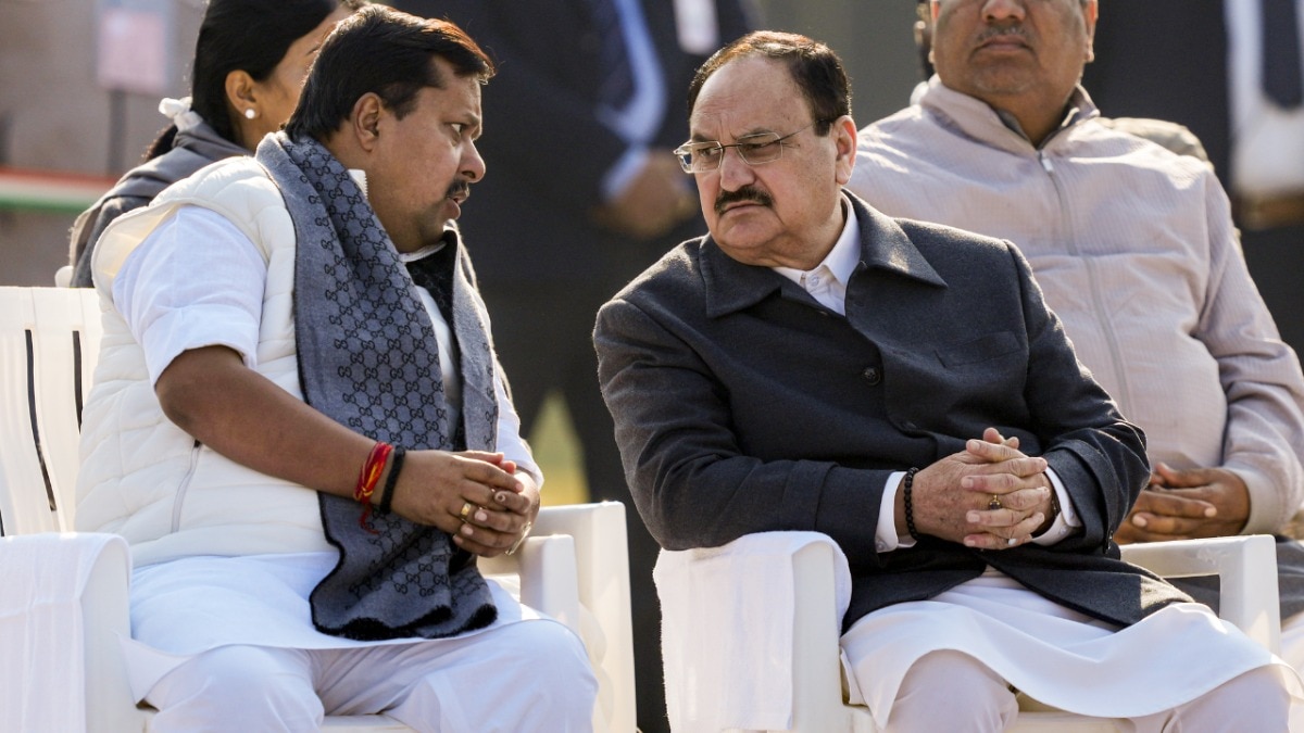 JP Nadda and Nitin Nabin