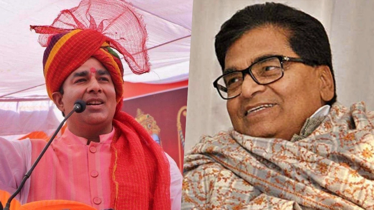 BJP leader Sangeet Som and SP leader Ramgopal Yadav (File Photo)