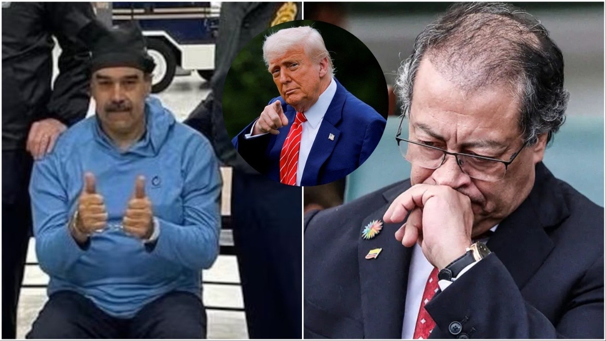 Nicolas Maduro, Donald Trump, Gustavo Petro