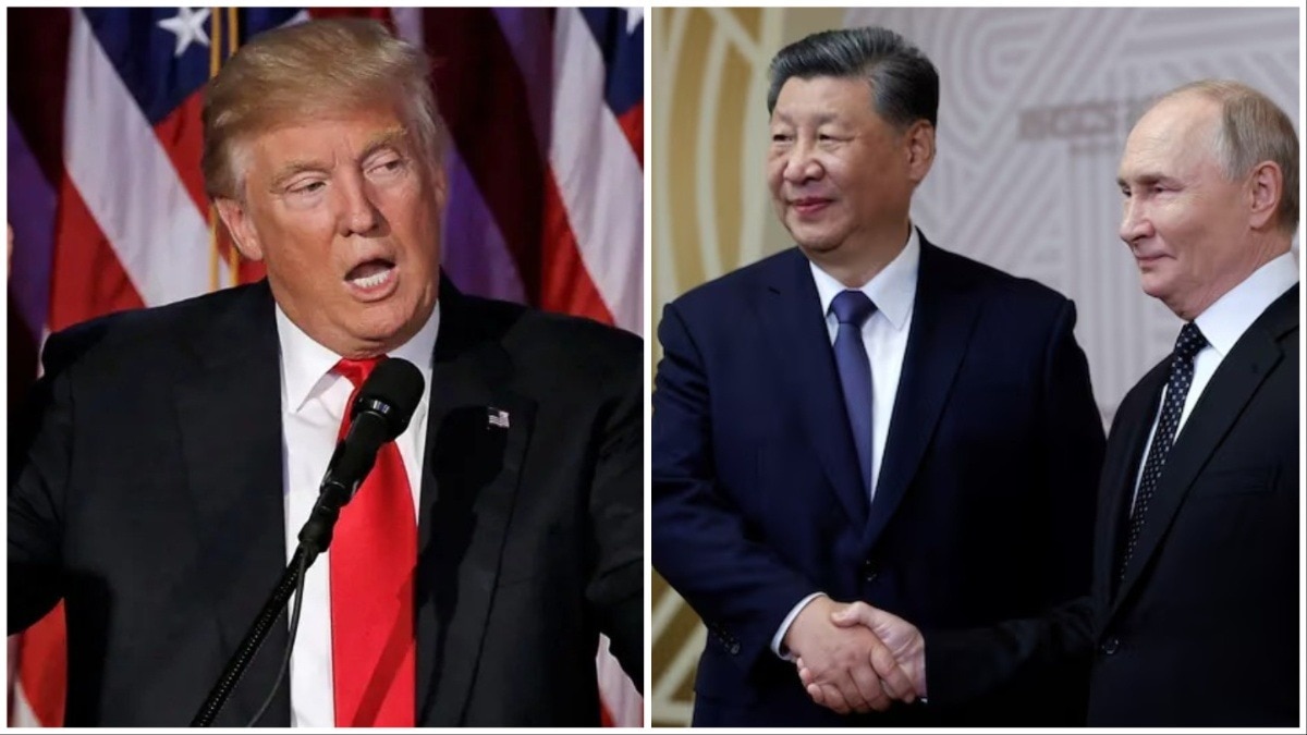Donald Trump, Xi Jinping, Vladimir Putin
